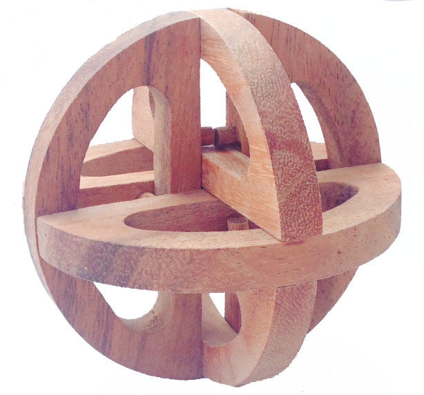 Spherical wooden puzzle cheap