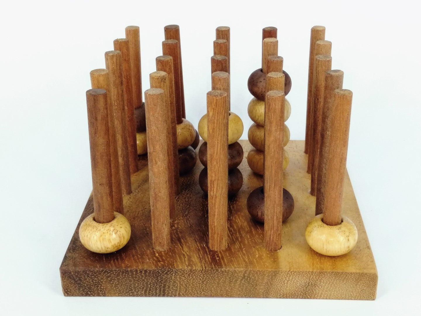 5X5 Inch Wooden Two Tik Tok Toe Game